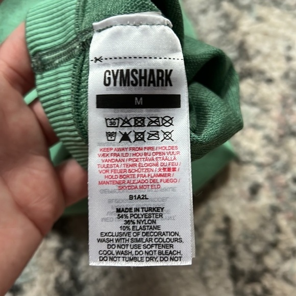 Gymshark Green Seamless Ombré Leggings - Picture 6 of 10